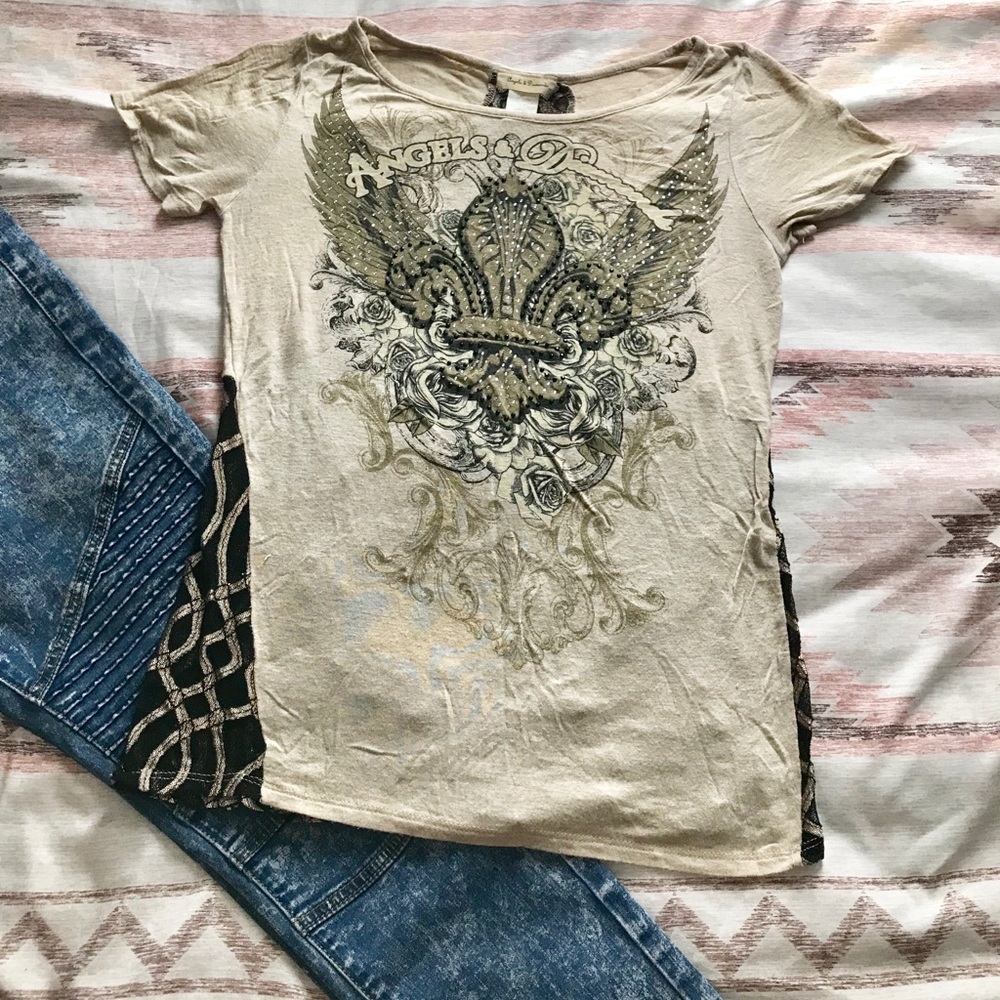 Angels & Diamonds Lace Top